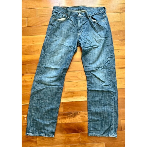 Levis 559 Mens Jeans Blue Size 34x34 100% Cotton Denim Levi Strauss & Co. Jeans - Picture 2 of 5